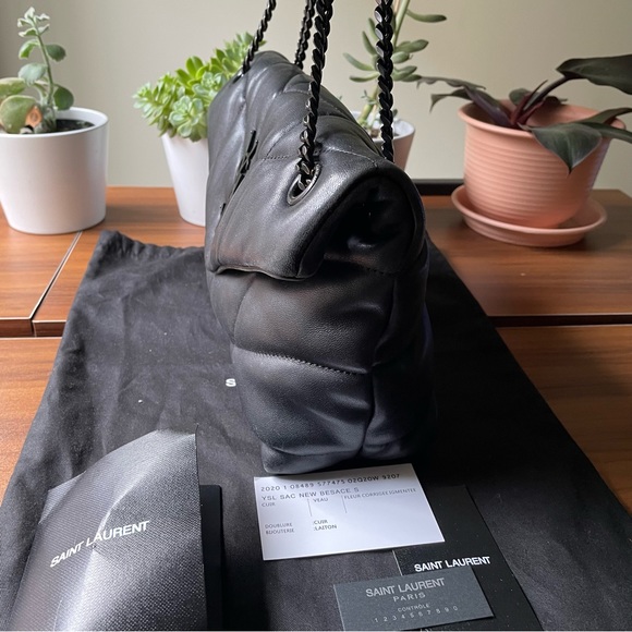 YSL LOU LOU PUFFER IN QUILTED NAPPA LEATHER - Picture 12 of 15